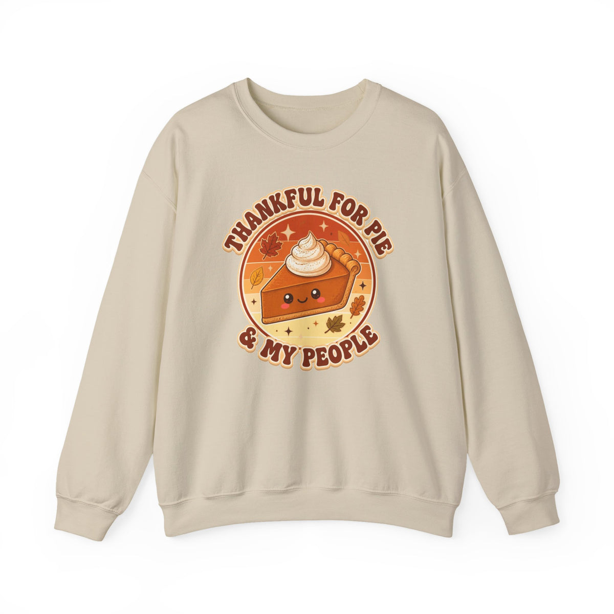 Thankful for Pie and My People Sweatshirt, Thanksgiving Sweatshirt, Funny Pie Crewneck, Fall Family Shirt, Cute Thanksgiving Gift