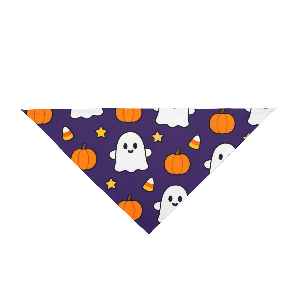 Halloween Dog Bandana, Boo Crew Ghost Pet Bandana, Cute Purple Spooky Dog Scarf, Pumpkin Candy Corn Bandana, Halloween Pet Costume