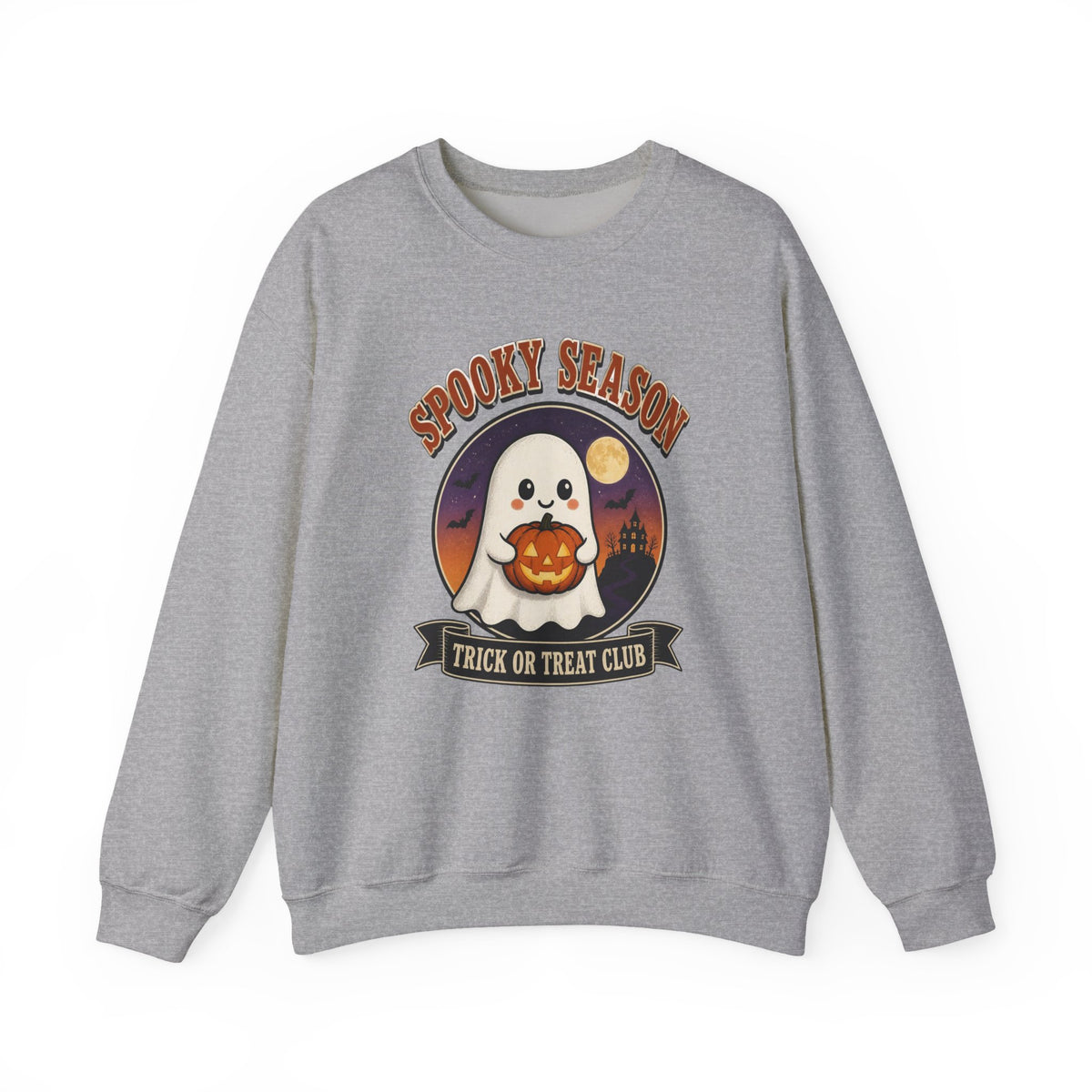 Spooky Season Sweatshirt, Vintage Ghost Halloween Crewneck, Retro Trick or Treat Club Shirt, Cute Halloween Sweater, Fall Gift for Her