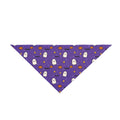 Halloween Dog Bandana, Boo Crew Ghost Pet Bandana, Cute Purple Spooky Dog Scarf, Pumpkin Candy Corn Bandana, Halloween Pet Costume