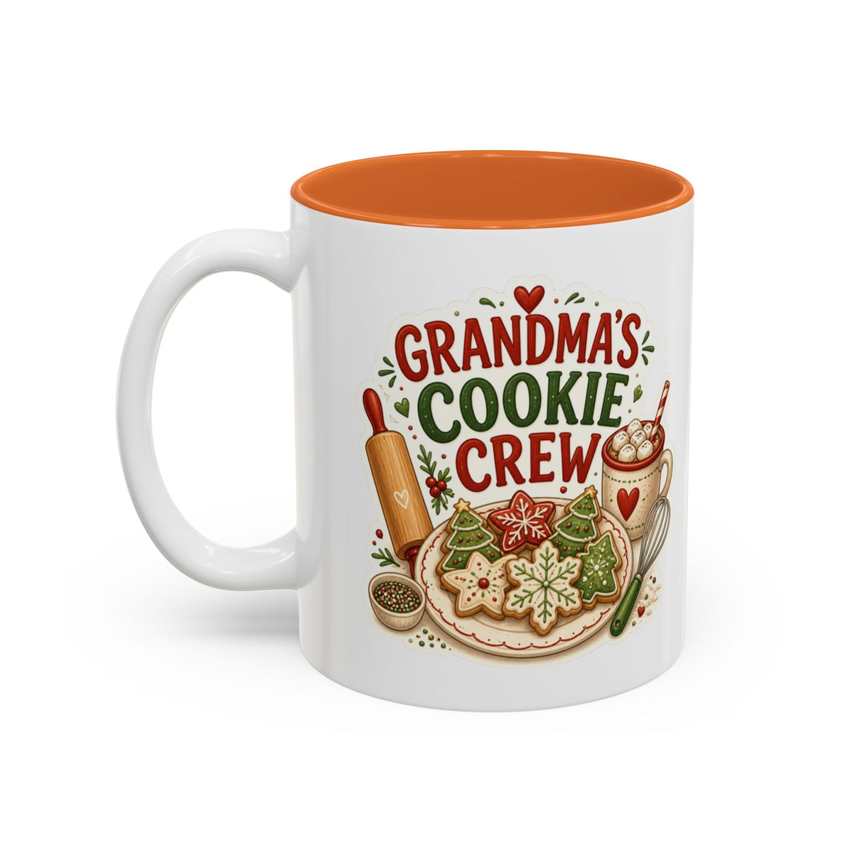 Grandma's Cookie Crew Mug, Christmas Baking Coffee Mug, Grandma Christmas Cup, Cookie Baking Gift, Gift for Grandma, Nana Mug