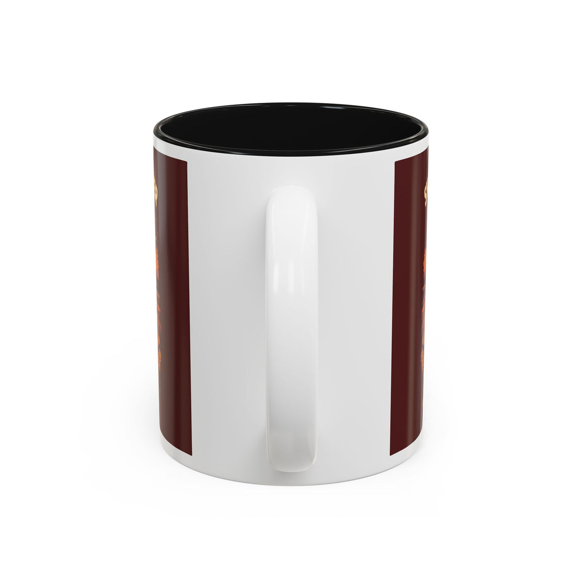 Sweater Weather and Second Cups Mug, Cozy Fall Coffee Mug, Retro Autumn Two-Tone Cup, Coffee Lover Gift