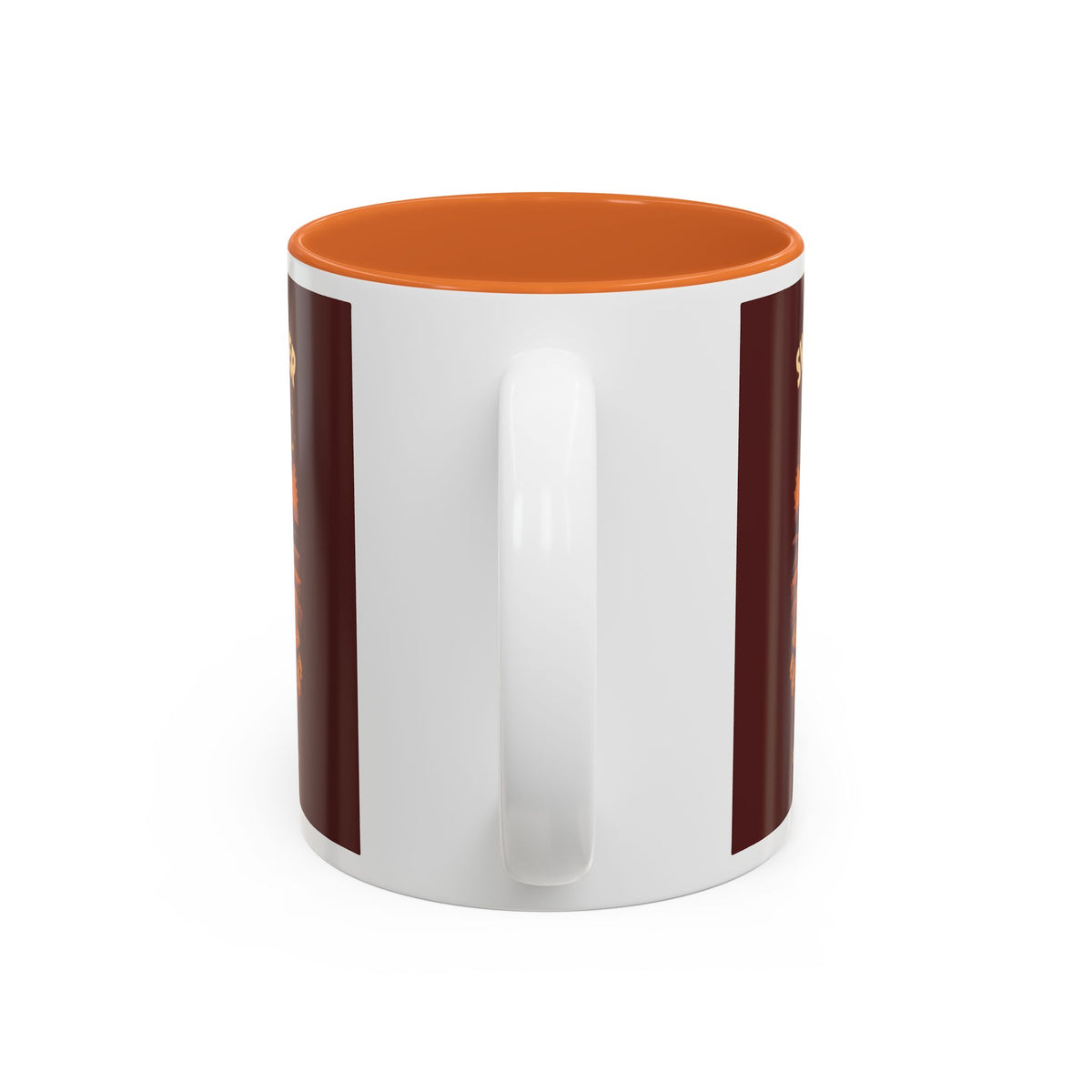 Sweater Weather and Second Cups Mug, Cozy Fall Coffee Mug, Retro Autumn Two-Tone Cup, Coffee Lover Gift