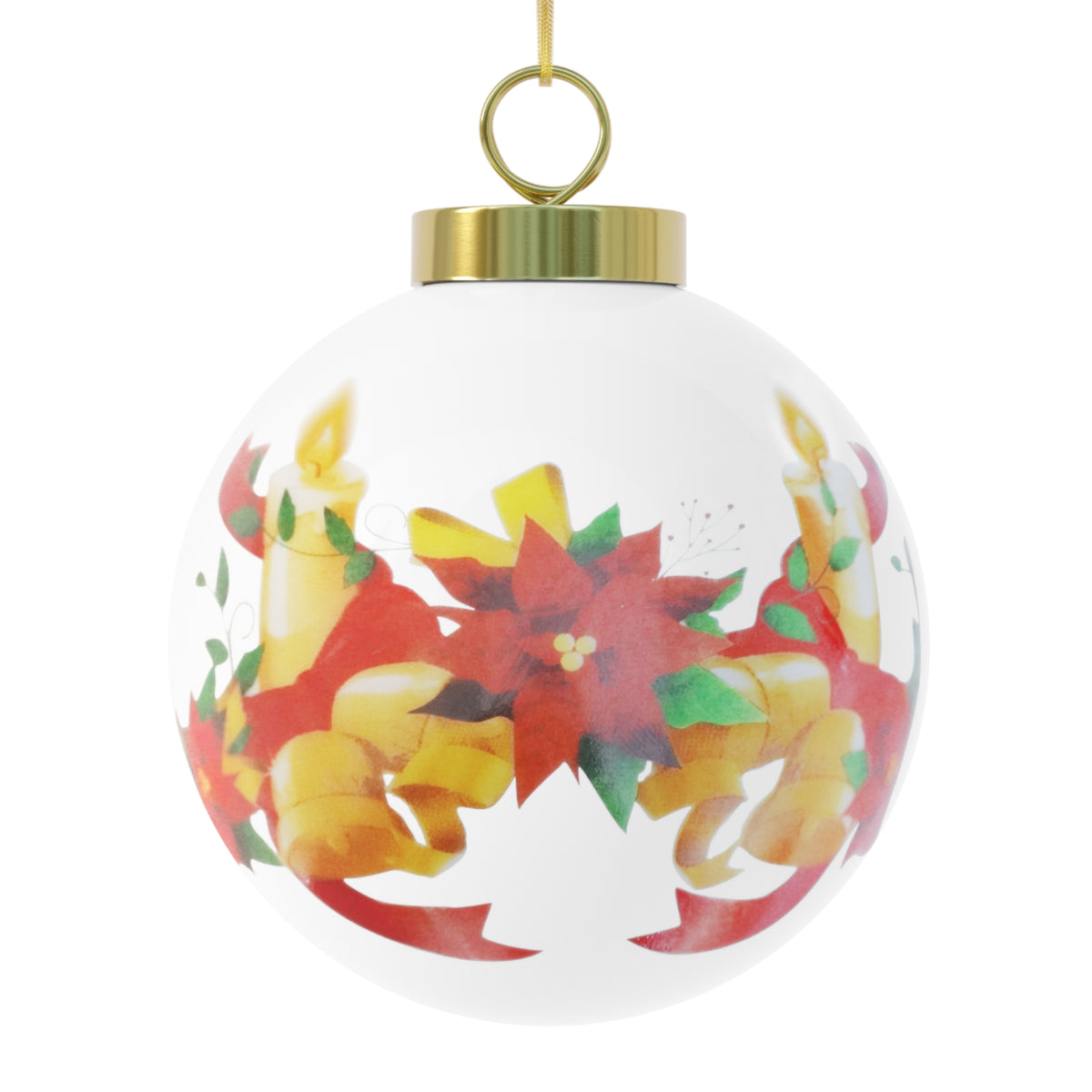Classic House New Home Personalized Premium Ball Ornament