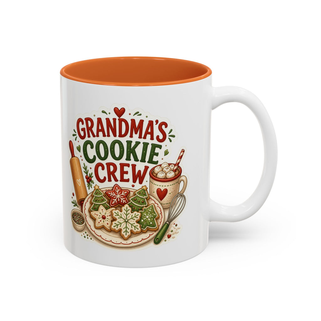 Grandma's Cookie Crew Mug, Christmas Baking Coffee Mug, Grandma Christmas Cup, Cookie Baking Gift, Gift for Grandma, Nana Mug