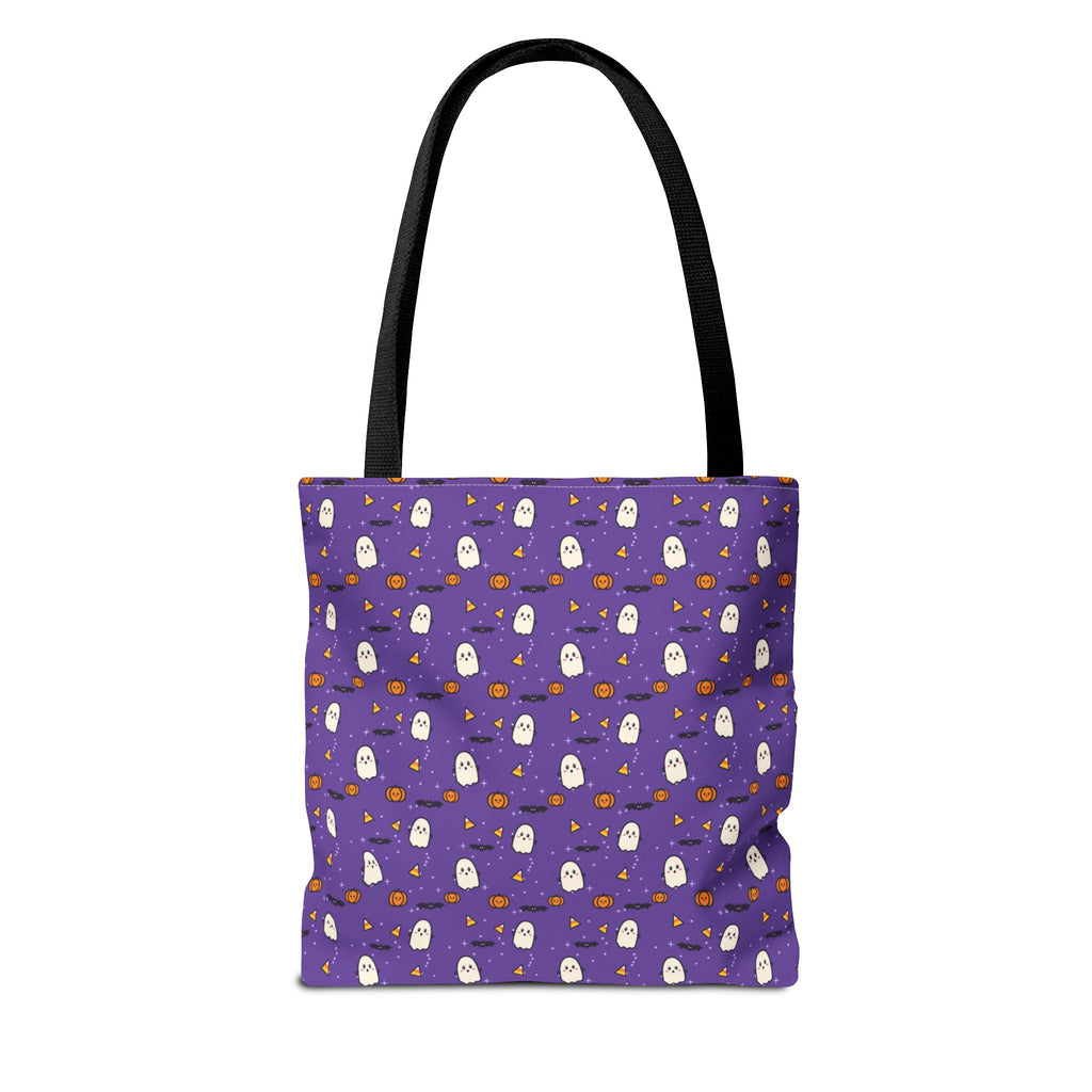 Personalized Trick or Treat Bag, Kids Halloween Tote With Name, Custom Candy Bag, Cute Pumpkin Ghost Treat Bag, Halloween Basket for Kids