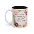Psalm 46:5 Mug, God Is in the Midst of Her She Shall Not Be Moved, KJV Bible Verse Mug, Christian Gift for Her, Floral Faith Coffee Cup