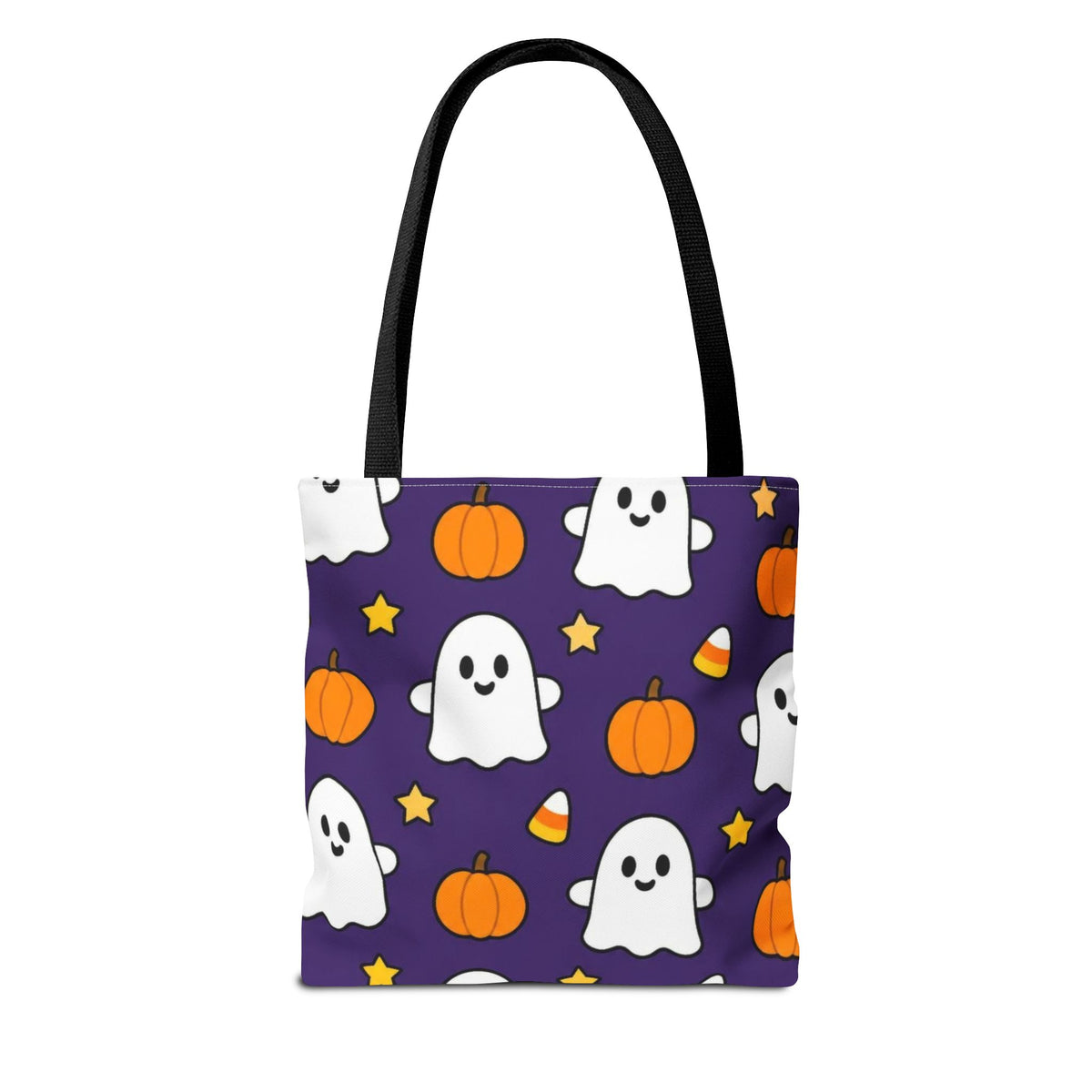 Personalized Trick or Treat Bag, Kids Halloween Tote With Name, Custom Candy Bag, Cute Pumpkin Ghost Treat Bag, Halloween Basket for Kids