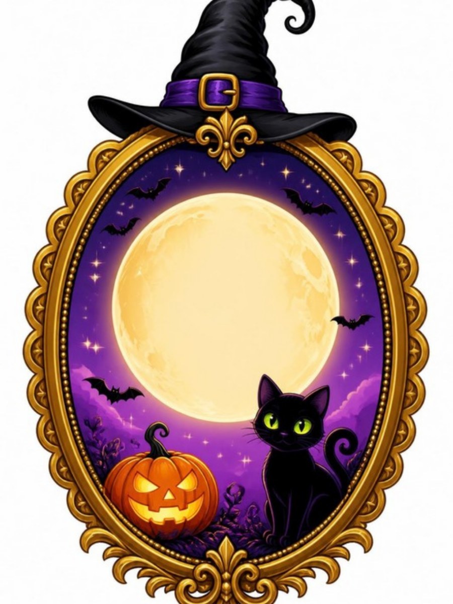 Personalized Initial Halloween Mug, Custom Monogram Witch Mug, Black Cat Pumpkin Coffee Cup, Witchy Gift for Her, Spooky Season Mug